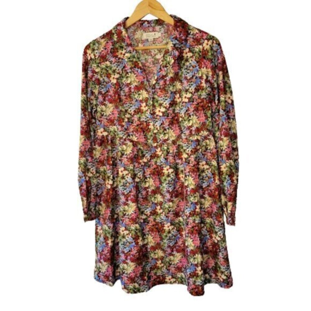 CLEARANCE Molly Bracken Floral Long Sleeved Dress Size Small